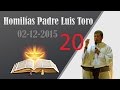 Homilía del 02-12-2015 - Padre Luis Toro