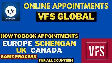 How To Book a Visa Appointment Of Any Country On VFS Global (2023)