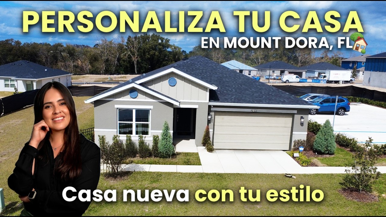 Casa Nueva para familias grandes en Mount Dora, FL 🏡 | Más de 3,000 sqft y Hasta 50% Menos
