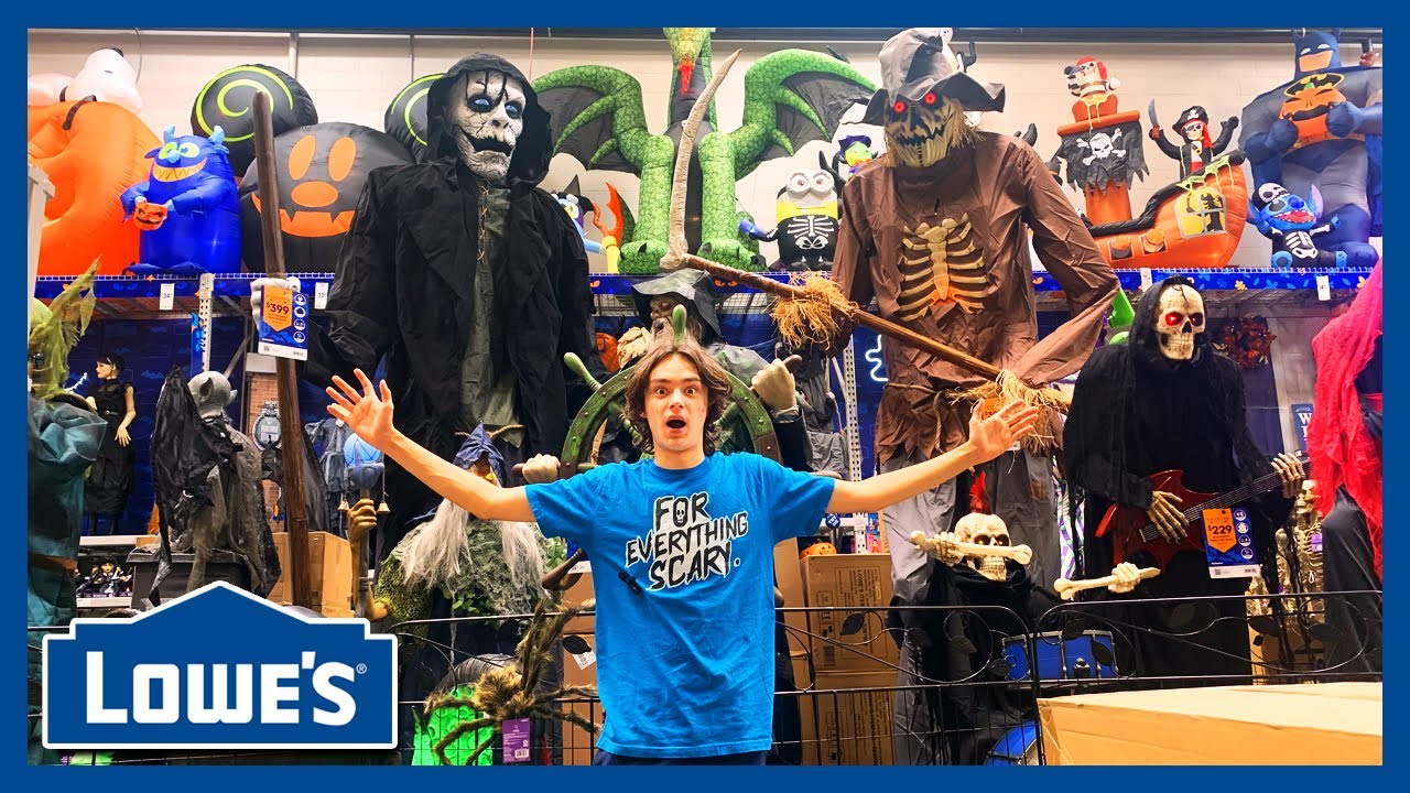 Lowes Halloween 2024 FULL Store Display Walkthrough - CODE ORANGE!