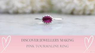 Watch me create this pink tourmaline beauty!