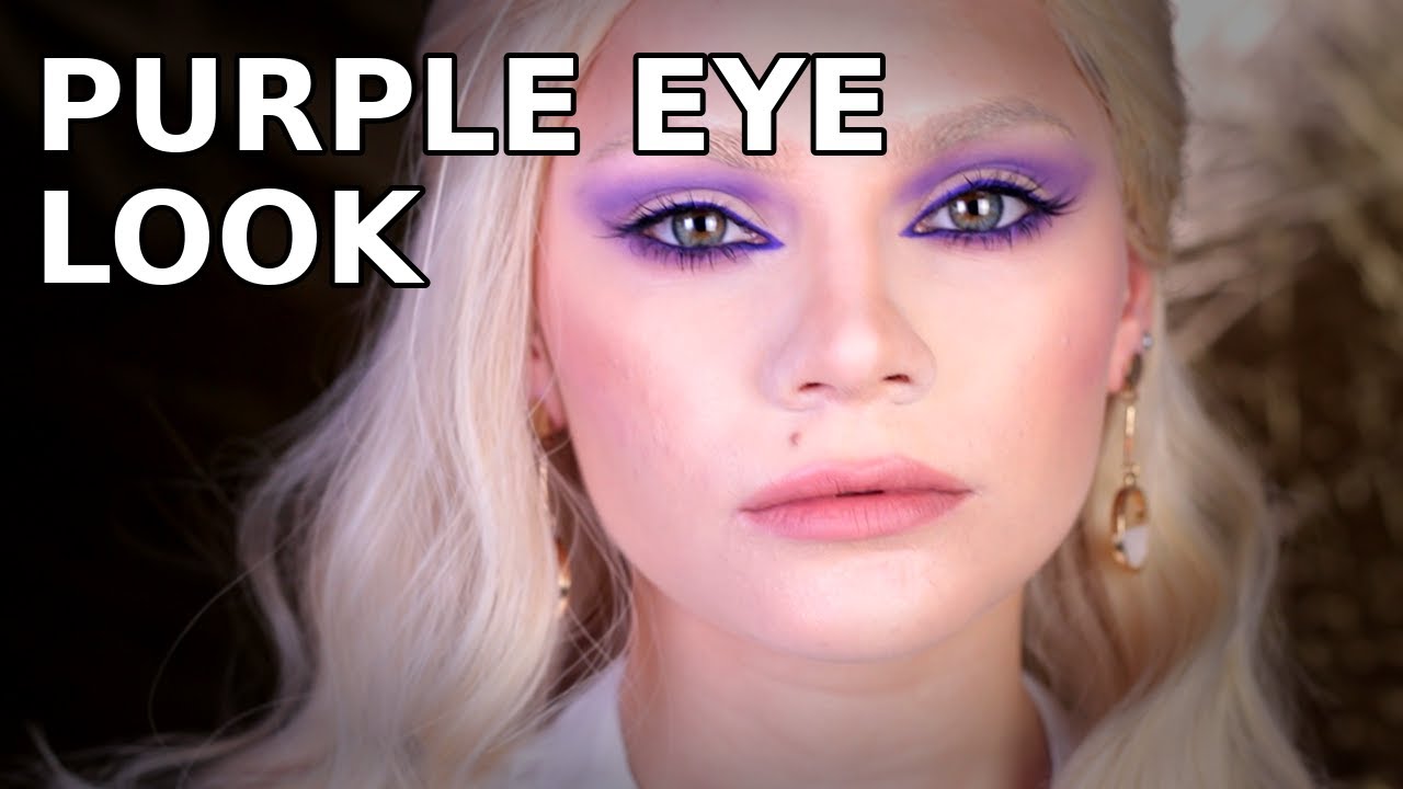Purple Eyeshadow Tutorial 💜 For Any Eye Color 💜 A Hypnotic Eye Look
