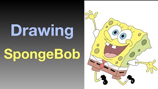 Drawing : “SpongeBob“ on iPad | Apple Pencil | Keynote app screenshot 2