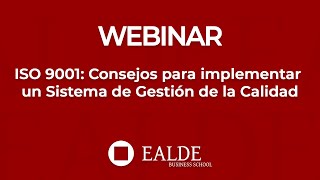 Iso 9001 Consejos Para Implementar Un Sistema De Gestin De La Calidad