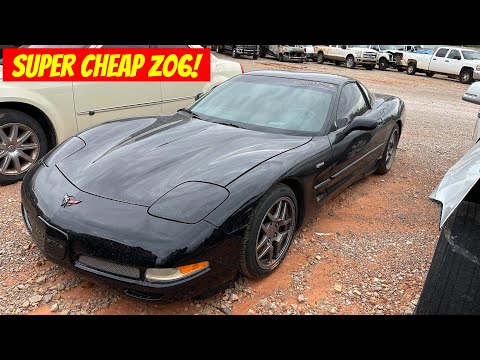 Copart Walk Around + Super Cheap Chevy Corvette Z06!!