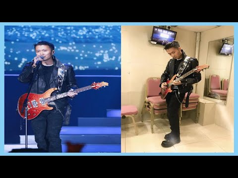 霍汶希曬謝霆鋒彈吉他帥照遭粉絲喊話：欠你一張演唱會門票！