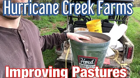 Improving pastures with over seeding grasses and legumes.