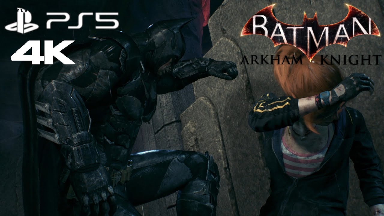 Batman: Arkham Knight - Batman Saves Barbra 4K PS5 - YouTube