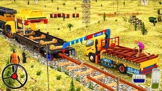 City Train Tracks Construction 2018 - Railroad Builder Simulator | Android Gameplay screenshot 1