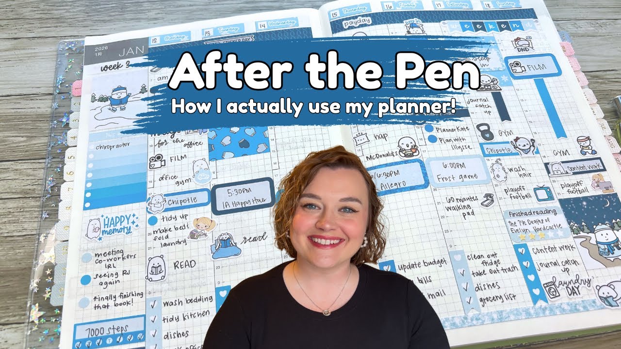 After the Pen // Hobonichi Cousin // Writing in my Planner // January 12th - 18th