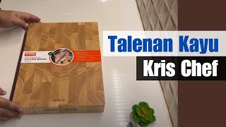 Review Talenan Kayu dari Kris Chef