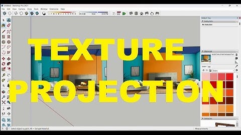How to apply a texture to a curved surface in SketchUp?