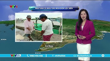 Bản tin thời tiết 9h10 - 8/12/2022 | Ngư dân Cà Mau vào mùa đón lộc biển | VTVWDB