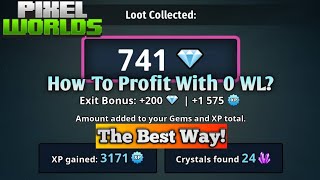 How To Profit With 0Wl! (What To Do? - Part 1) | Pixel Worlds screenshot 2