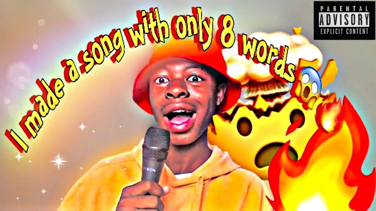 I made a song with only 8 words 🔥😱 #music #southafricanyoutuber - YouTube