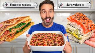 Je teste des recettes TikTok SANS VAISSELLE (tout dans un seul plat)