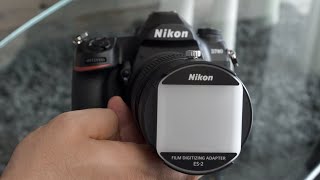 Scan film with the Nikon ES-2 scanner -