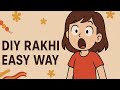 😯diy raakhi || how to make a raakhi || easy tutorial || beads Rakhi 🥰✨
