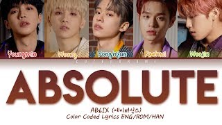 AB6IX (에이비식스) - ABSOLUTE (Color Coded Lyrics Eng/Rom/Han/가사)