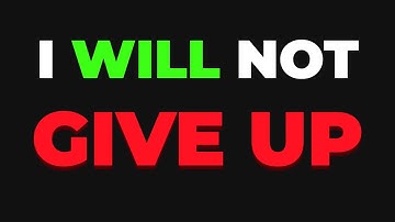 I will NOT quit on this game