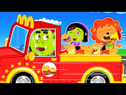 Маша и Леопольд. Макдональдс на колесах - Серии для всей семьи - Lion Family на русском -Мультик