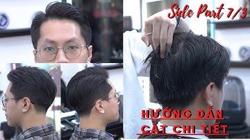 Hướng Dẫn Cắt Tóc Nam | Kiểu Tóc Side Part 7/3 Vuốt Lên Siêu Chất Cho Tổng Tài | TUẤN BARBER SHARING