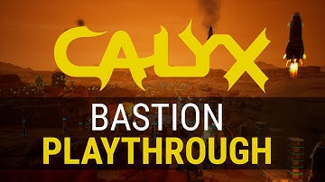 Calyx Demo v3 | Bastion gameplay. Our PC RTS & Base Builder where you battle giant alien plants!
