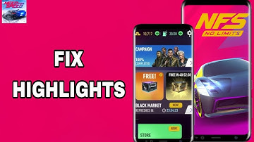 How To Fix And Solve Highlights On Nfs No Limits App | Final Solution