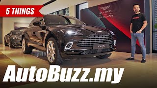 Aston Martin DBX 4.0L V8 Twin-Turbo SUV, 5 Things - AutoBuzz.my