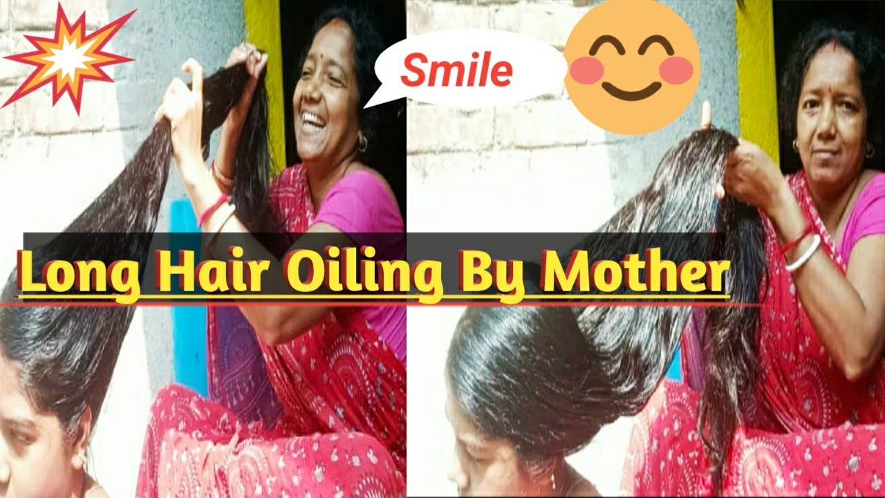Very Long Hair Oiling By Mother 😍|Hair Oiling For Long Hair|(Most Requested Video)
