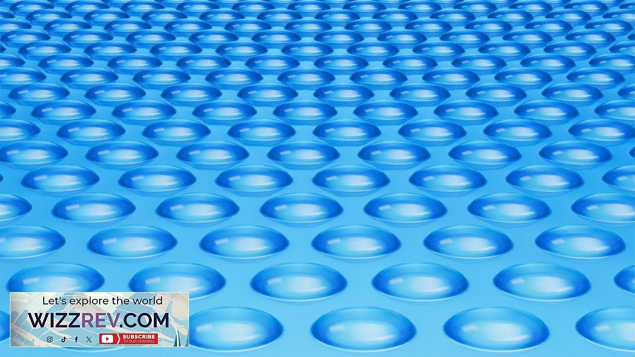 VEVOR Solar Pool Cover 24 x 12 ft Rectangle Solar Blanket