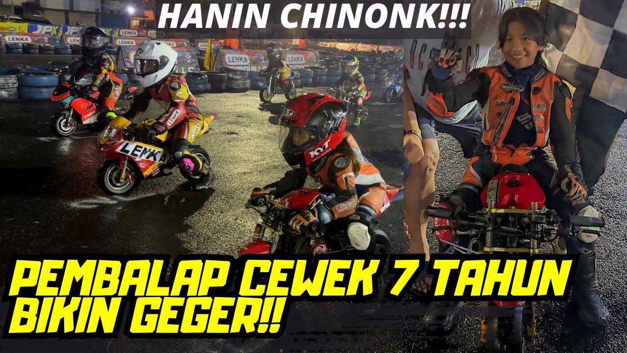 Lady Racer Cilik Mini GP Hanin Chinonk Bikin Heboh LENKA Shaquille Ngabuburace‼️