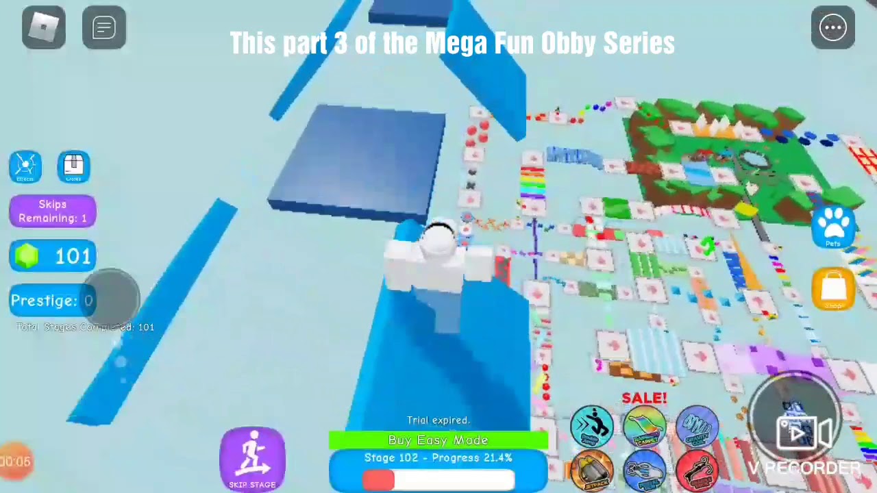 Mega Fun Obby Part 3 Walkthrough - YouTube