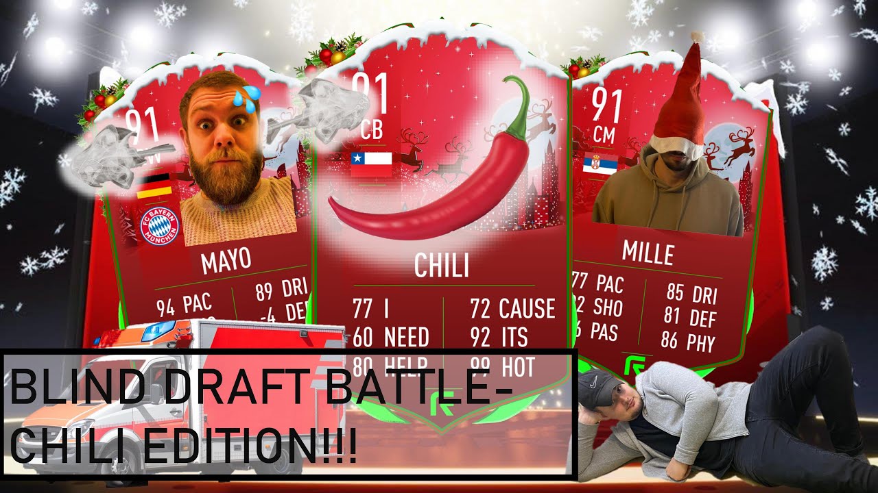 FIFA 21: BLIND DRAFT BATTLE ! CHILISCHOTE! 🌶🔥ADVENTSKALENDER #2