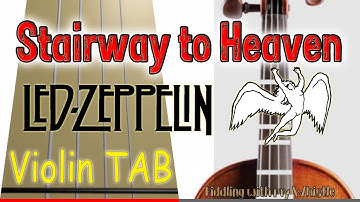 Stairway to Heaven - Led Zeppelin - Violin - Play Along Tab Tutorial