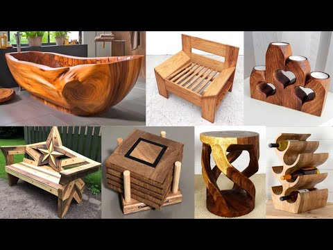 Wooden Indoor & Outdoor Furniture and Decor Ideas 2023