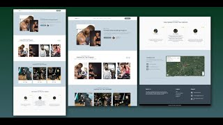 Build Gym Website Page using HTML and CSS | Create Fitness Website design with HTML and CSS