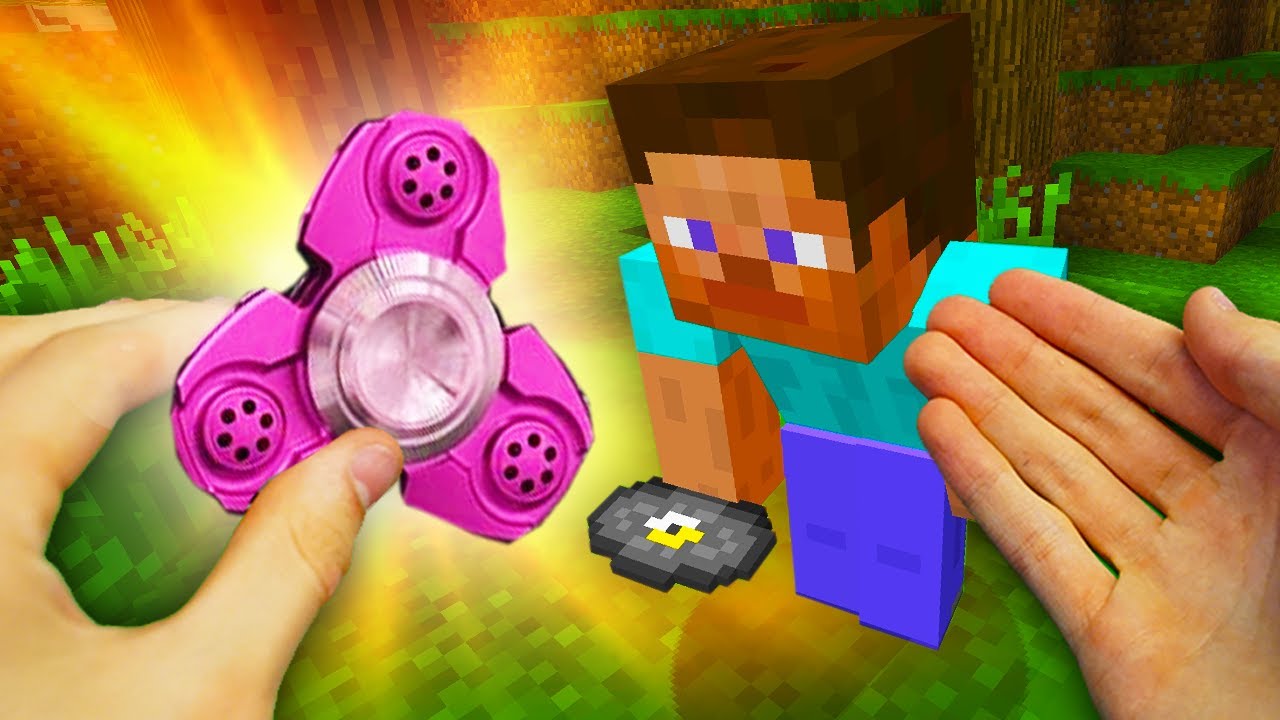 REALISTIC MINECRAFT - STEVE GETS A RARE FIDGET SPINNER! ⚡️ 