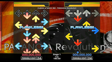 [TERRIBLE DDR EDIT] PARANOiA Revolution / CLIMAX of MAXX 360 (Lv. 27)
