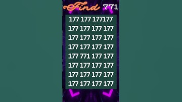 🤯 FIND 771 🤯
