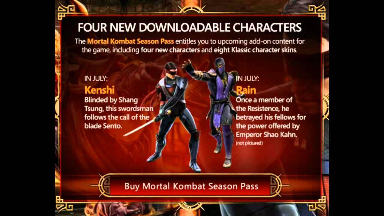 [HD] Mortal Kombat 9 Next DLCs and compatibility packs - YouTube