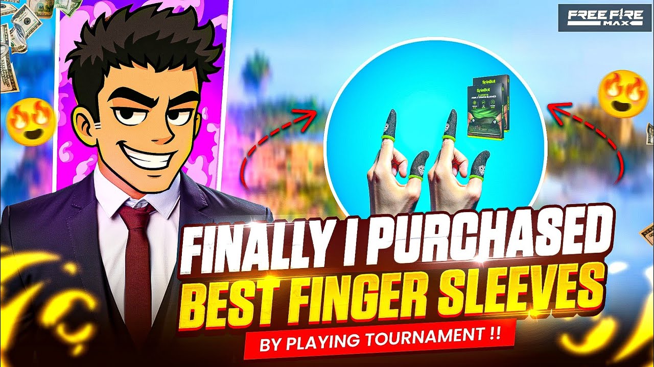 Finally I Purchased 🤫 best FINGER SLEEVES 🥳 by playing solo tournament 😀 