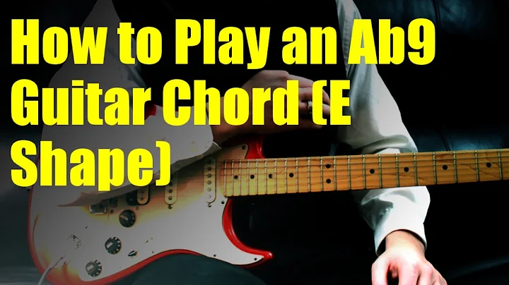 How to Play an Ab9 Guitar Chord (E Shape)