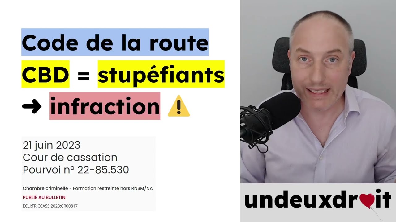 ⚠️ le CBD au volant = conduite après usage de stupéfiant ⚠️ (cf. actu 