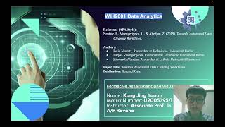 U2005395/1 - WIH2001 Data Analytics - Formative Assessment