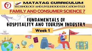 TLE Grade 7 Quarter 3 - FCS Week 1 : FUNDAMENTALS OF HOSPITALITY AND TOURISM INDUSTRY