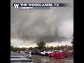 Scary view of Tornado-Warned storm around the greater Houston Metro Tuesday