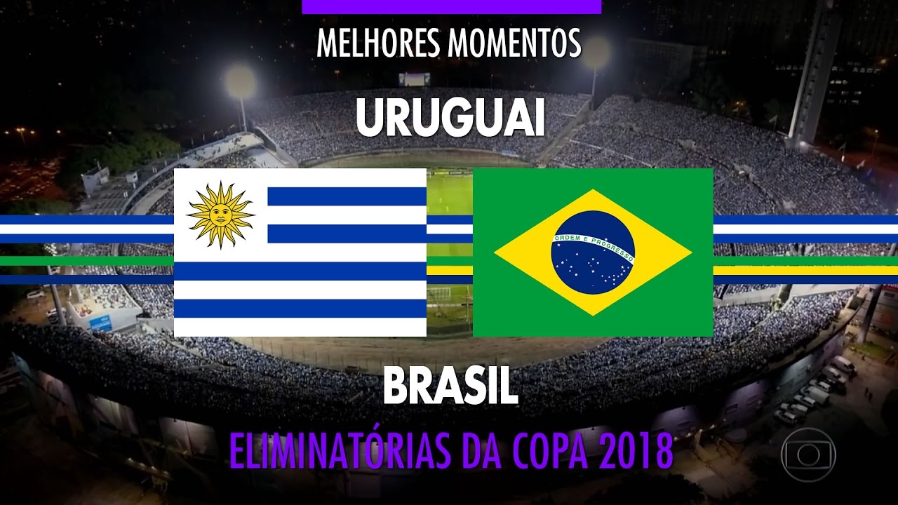 Highlights - Uruguay 1 vs 4 Brazil - 2018 Fifa World Cup Qualifiers -  03/23/2017 