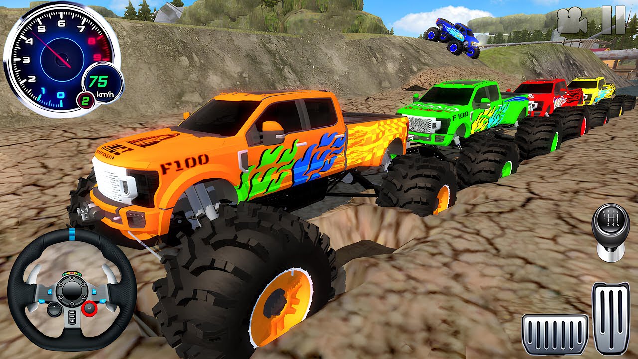 Offroad GT Car Impossible Stunts Driving #1 - Extreme Racing Police Monster Truck - Android GamePlay