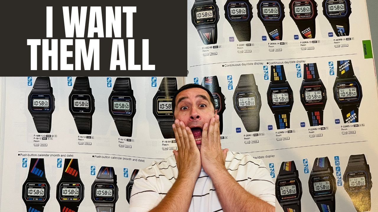 Потрясающие часы Casio из 80-х и 90-х годов